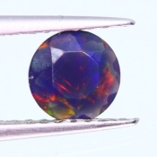 ok. 0,28ct/szt. -WIELOBARWNY OPAL NAT.- 5,22x5,22x2,72mm okrągły