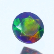 ok. 0,32ct/szt. -WIELOBARWNY OPAL NAT.- 4,92x4,94/3,67mm okrągły