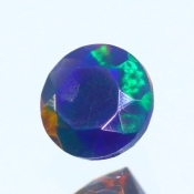 ok. 0,32ct/szt. -WIELOBARWNY OPAL NAT.- 4,92x4,94/3,67mm okrągły