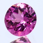 ok. 0,47ct/szt. -BARBIE PINK TURMALIN NAT.- 5,02x5,04/3,12mm okrągły