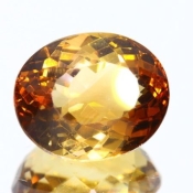 ok. 8,45ct/szt. -MIODOWY TOPAZ NAT.- 12,88x10,70/7,42mm owal