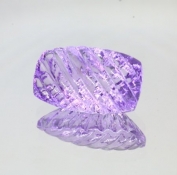 ok. 12,385ct/szt. -LAWENDOWY AMETYST NAT.- 19,92x12,01/8,50mm antyk