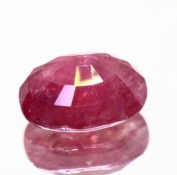 ok. 6,43ct/szt. -MALINOWY RUBIN NAT.- 12,42x9,10/6,20mm owal