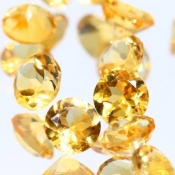 ok. 0,471ct/szt. -ZŁOCISTY CYTRYN NAT.- d5,2mm okrągły
