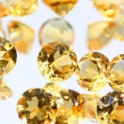 ok. 0,471ct/szt. -ZŁOCISTY CYTRYN NAT.- d5,2mm okrągły