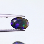 ok. 0,195ct/szt. -MULTI COLOR OPAL NAT.- 5,81x5,91/2,15mm owal