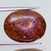 ok. 7,32ct/szt. -WIELOBARWNY OPAL NAT.- 15,00x11,74/5,74mm owal