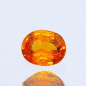 ok. 0,455ct/szt. -CIEPŁY GRANAT NAT.- 4,88x3,92/2,42mm owal