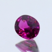 ok. 1,235ct/szt. -INTENSYWNY GRANAT NAT.- 6,922x5,43/3,81mm owal