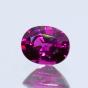 ok. 1,235ct/szt. -INTENSYWNY GRANAT NAT.- 6,922x5,43/3,81mm owal