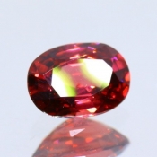 ok. 1,545ct/szt. -CIEPŁY GRANAT NAT.- 8,16x6,03/3,76mm owal