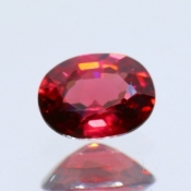 ok. 1,38ct/szt. -INTENSYWNY GRANAT NAT.- 7,59x5,82/3,70mm owal