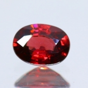 ok. 1,5ct/szt. -INTENSYWNY GRANAT NAT.- 7,99x5,99/3,63mm owal