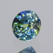 ok. 0,36ct/szt. -ZŁOCISTONIEBIESKI SZAFIR NAT.- 3,96x3,91/2,84mm okrągły