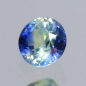 ok. 0,34ct/szt. -ZŁOCISTONIEBIESKI SZAFIR NAT.- 4,01x3,99/2,62mm okrągły