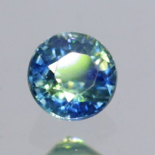 ok. 0,375ct/szt. -ZŁOCISTONIEBIESKI SZAFIR NAT.- 4,01x3,97/2,78mm okrągły