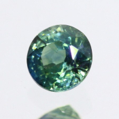 ok. 0,355ct/szt. -ZŁOCISTONIEBIESKI SZAFIR NAT.- 3,99x3,92/2,73mm okrągły