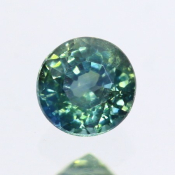 ok. 0,355ct/szt. -ZŁOCISTONIEBIESKI SZAFIR NAT.- 3,99x3,92/2,73mm okrągły