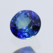 ok. 0,375ct/szt. -MIDNIGHT BLUE SZAFIR NAT.- 4,13x4,02/2,53mm okrągły