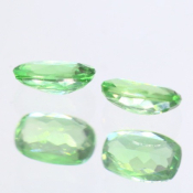 ok. 0,525ct/para -IDEALNA PARA ALEKSANDRYT NAT.- 4,85x3,21/1,86mm + 4,83x3,12/1,83mm antyk