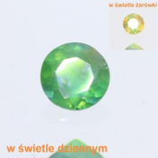 ok. 0,09ct/szt. -ZMIENNOBARWNY  ALEKSANDRYT NAT.- 2,75x2,74/1,54mm okrągły