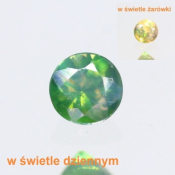 ok. 0,12ct/szt. -ZMIENNOBARWNY  ALEKSANDRYT NAT.- 2,80x2,77/1,96mm okrągły