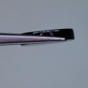 ok. 2,345ct/szt. -GŁEBOKI ONYKS NAT.- 10,10x10,14/2,17mm antyk