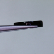 ok. 2,165ct/szt. -GŁEBOKI ONYKS NAT.- 10,04x10x0,7/2,25mm okrągły