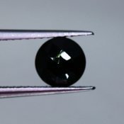 ok. 0,79ct/szt. -GŁEBOKI ONYKS NAT.- 5,96x5,94/3,52mm okrągły