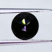 ok. 1,955ct/szt. -GŁEBOKI ONYKS NAT.- 7,72x7,85/4,52mm okrągły