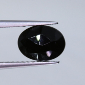 ok. 0,97ct/szt. -GŁEBOKI ONYKS NAT.- 8,04x6,05/2,99mm owal