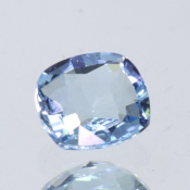 ok. 0,67ct/szt. -SANTA MARIA  AKWAMARYN NAT.- 6,05x5,51/2,95mm antyk