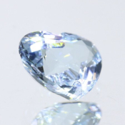 ok. 1,06ct/szt. -SANTA MARIA  AKWAMARYN NAT.- 7,72x6,33/3,90mm serce