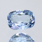 ok. 0,775ct/szt. -SANTA MARIA  AKWAMARYN NAT.- 6,80x4,90/3,45mm antyk