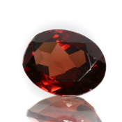 ok. 1,405ct/szt. -KARMINOWY GRANAT NAT.- 7,97x6,07/3,33mm owal