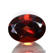 ok. 1,46ct/szt. -KARMINOWY GRANAT NAT.- 8,01x6,05/3,59mm owal