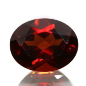 ok. 2,295ct/szt. -KARMINOWY GRANAT NAT.- 8,96x7,07/4,42mm owal