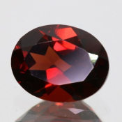 ok. 2,345ct/szt. -KARMINOWY GRANAT NAT.- 8,95x7,23/4,35mm owal