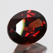 ok. 2,345ct/szt. -KARMINOWY GRANAT NAT.- 8,95x7,23/4,35mm owal