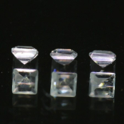 ok. 0,405ct/szt. -DIAMENTOWY TOPAZ NAT.- 4,0x4,0/2,6mm +/-0,1mm kwadrat