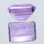 ok. 1,73ct/szt. -INTENSYWNY AMETYST NAT.- 8,12x6,09/4,60mm ośmiokąt