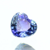 ok. 0,47ct/szt. -DEEP BLUE SZAFIR NAT.- 4,75x4,42/2,40mm serce