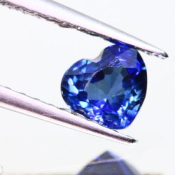 ok. 0,535ct/szt. -DEEP BLUE SZAFIR NAT.- 4,70x4,36/2,89mm serce
