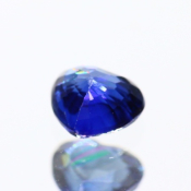 ok. 0,535ct/szt. -DEEP BLUE SZAFIR NAT.- 4,70x4,36/2,89mm serce