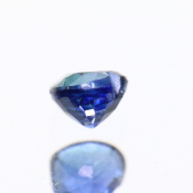 ok. 0,4ct/szt. -DEEP BLUE SZAFIR NAT.- 4,23x3,97/2,82mm serce