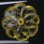 ok. 22,65ct/szt. -ZŁOCISTY CYTRYN NAT.- 23,24x23,09/7,91mm glipytka