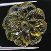 ok. 22,65ct/szt. -ZŁOCISTY CYTRYN NAT.- 23,24x23,09/7,91mm glipytka