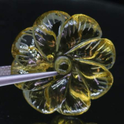 ok. 22,65ct/szt. -ZŁOCISTY CYTRYN NAT.- 23,24x23,09/7,91mm glipytka