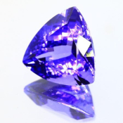 ok. 7,3ct/szt. -VIVID VIOLET-BLUE TANZANIT NAT.- 12,67x12,84/7,87mm trilion