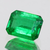 ok. 2,14ct/szt. -TOP VIVID GREEN SZMARAGD NAT.- 8,60x6,83/4,62mm ośmiokąt